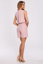 Rosa Jumpsuit mit Layeroberteil