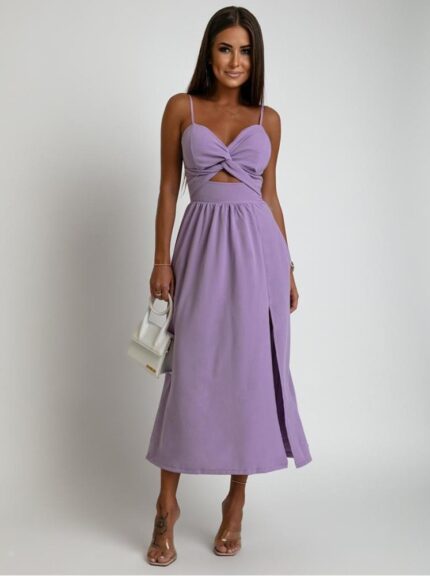 Sommerkleid in Midilänge mit Cutout